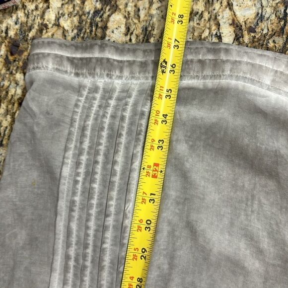 Angels Never Die Cotton Blend Gray Floral Print 3/4 Sleeve Tunic Top Size XL - Picture 8 of 10